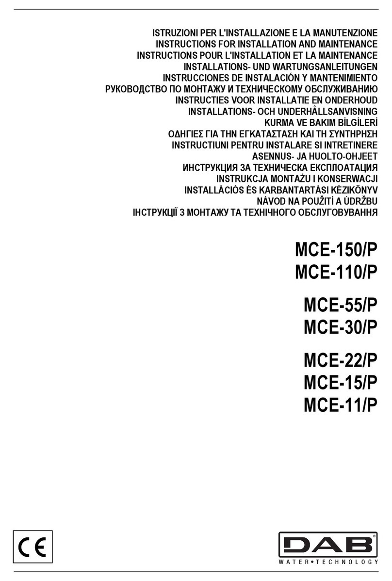 DAB MCE-150/P instructions
