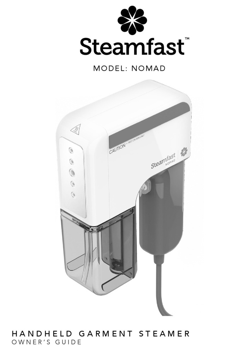 Steamfast NOMAD owner's guide