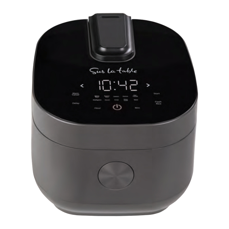 Sur la table SLT-5801 user manual