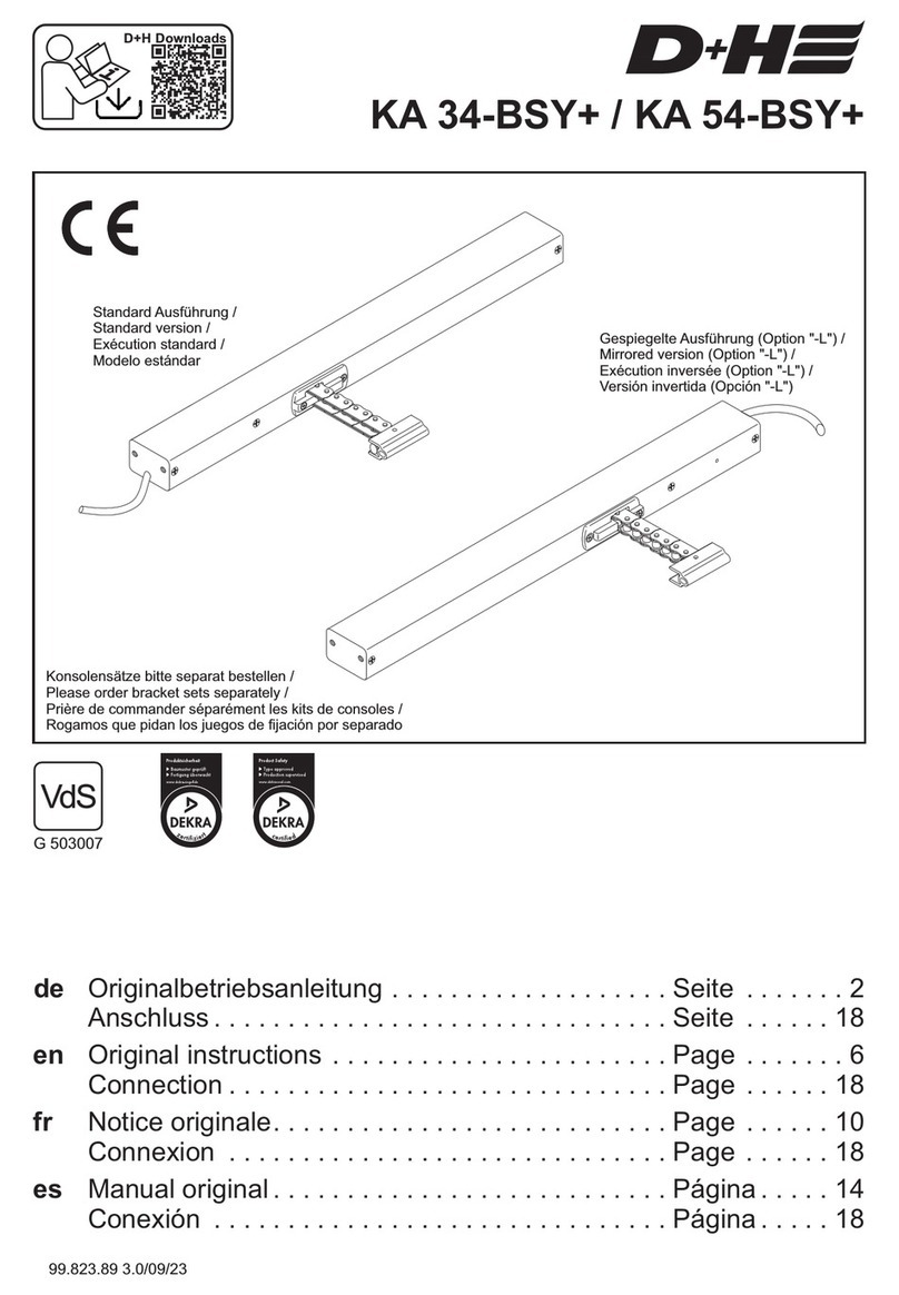 D+H KA 34-BSY+ User manual