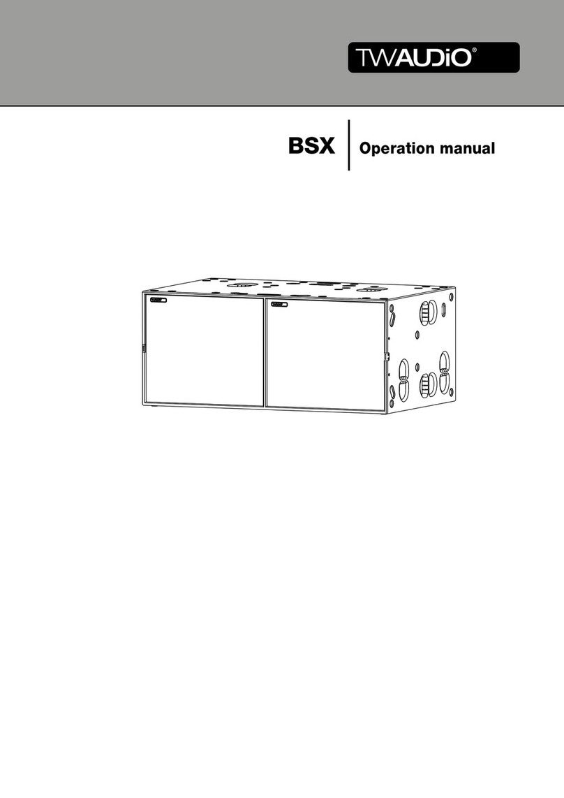 TW Audio BSX Operation manual