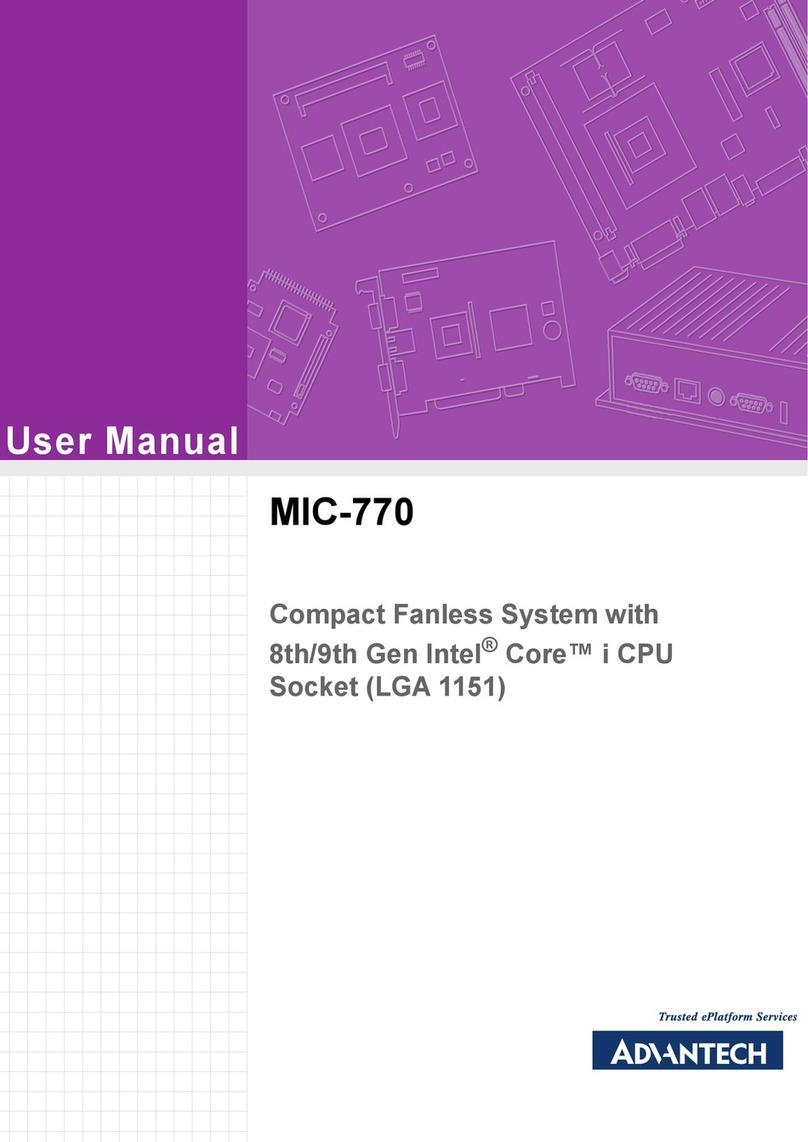 Advantech MIC-770 User manual