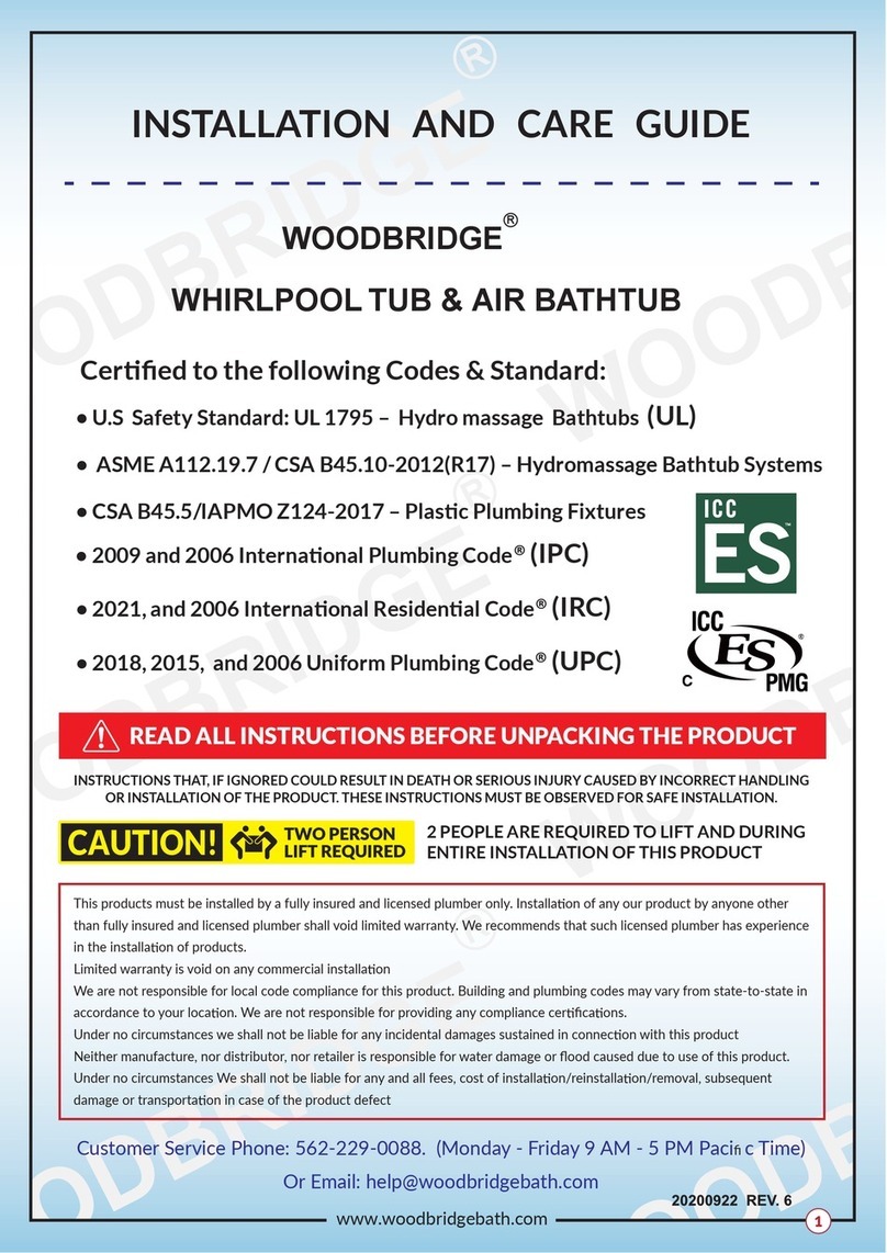 Woodbridge B0030/BTS1606 Assembly instructions
