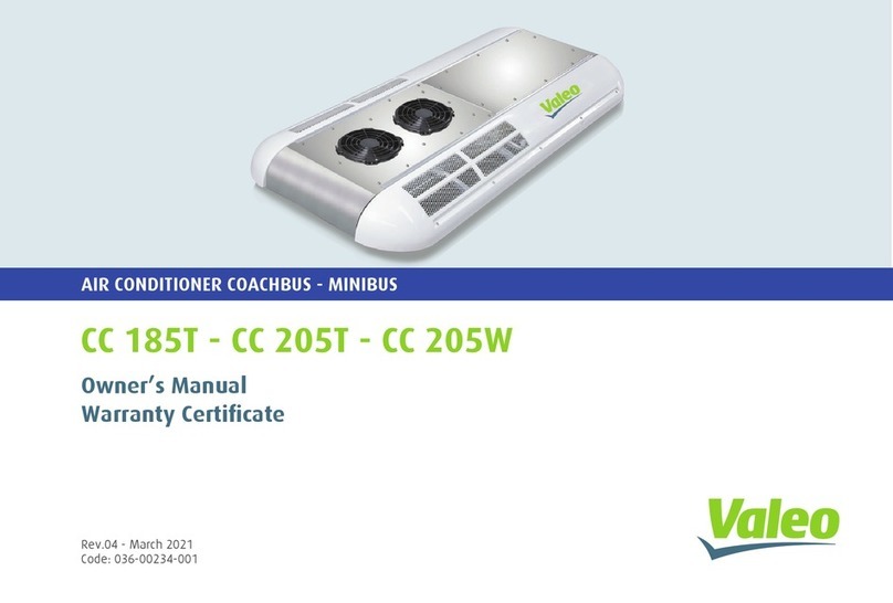 Valeo CC 185T User manual Valeo CC 185T User manual