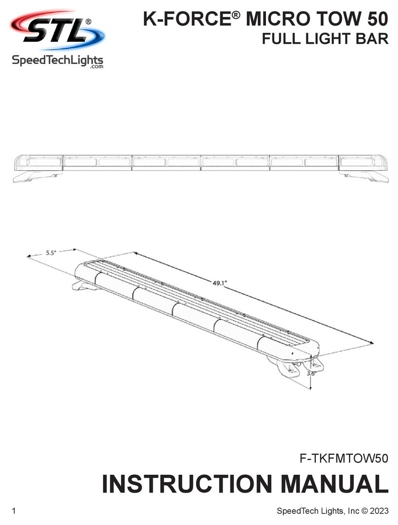 SpeedTech Lights K-FORCE MICRO TOW 50 User manual