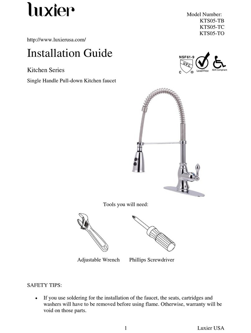 Luxier KTS05-TB installation guide