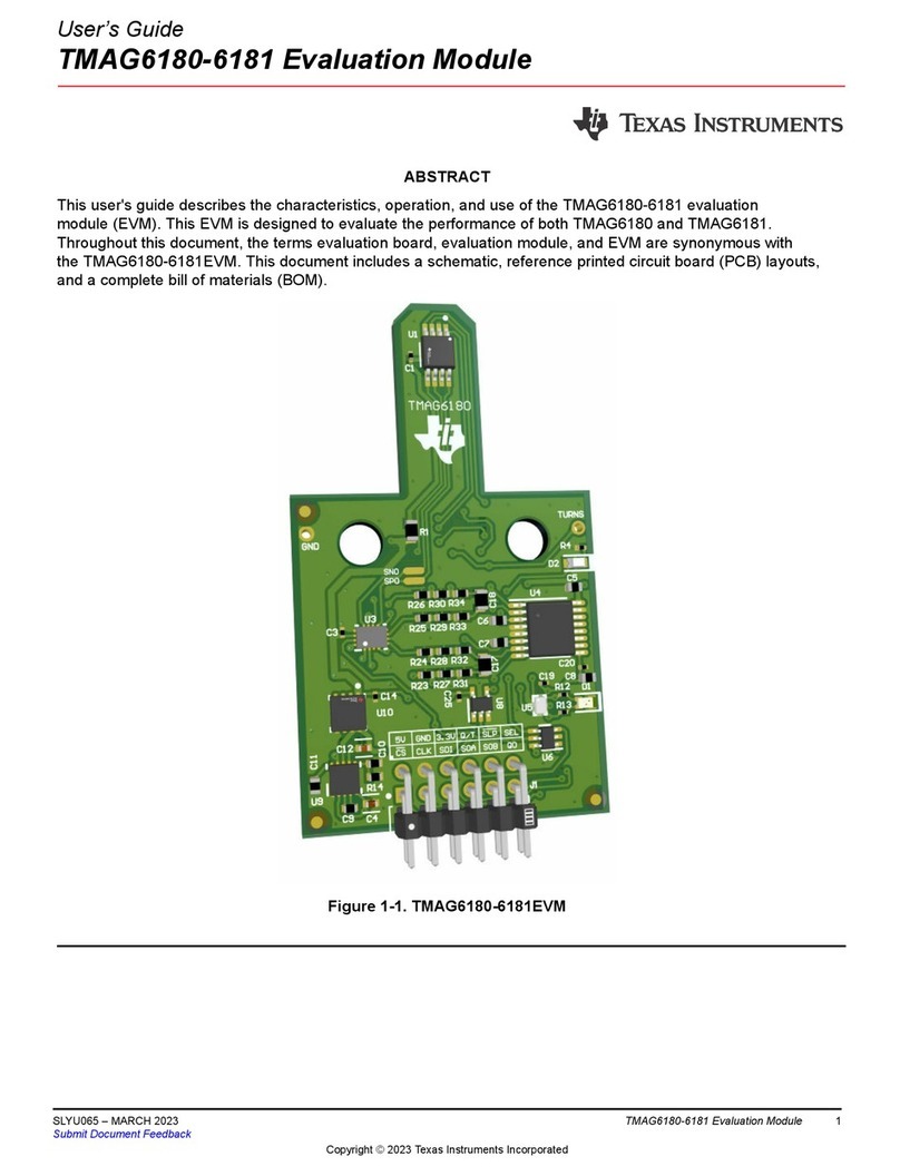Texas Instruments TMAG6180-6181EVM User manual
