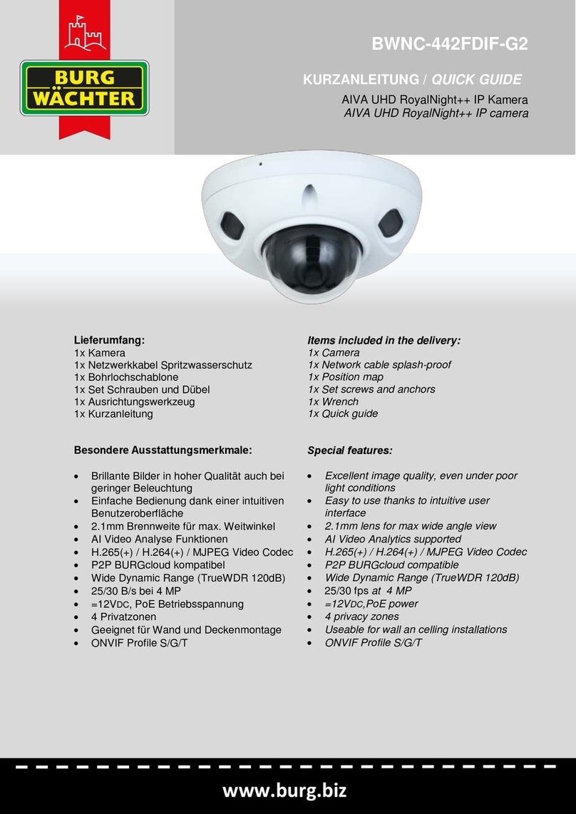 Burg Wächter BWNC-442FDIF-G2 User manual