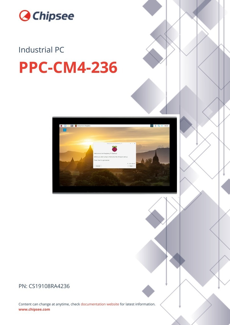 Chipsee PPC-CM4-236 User manual