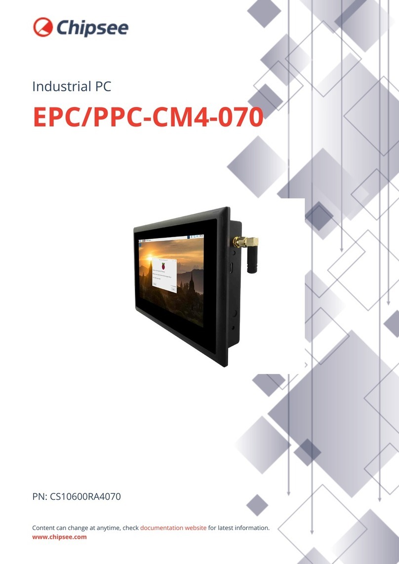 Chipsee PPC-CM4-070 User manual Chipsee PPC-CM4-070 User manual
