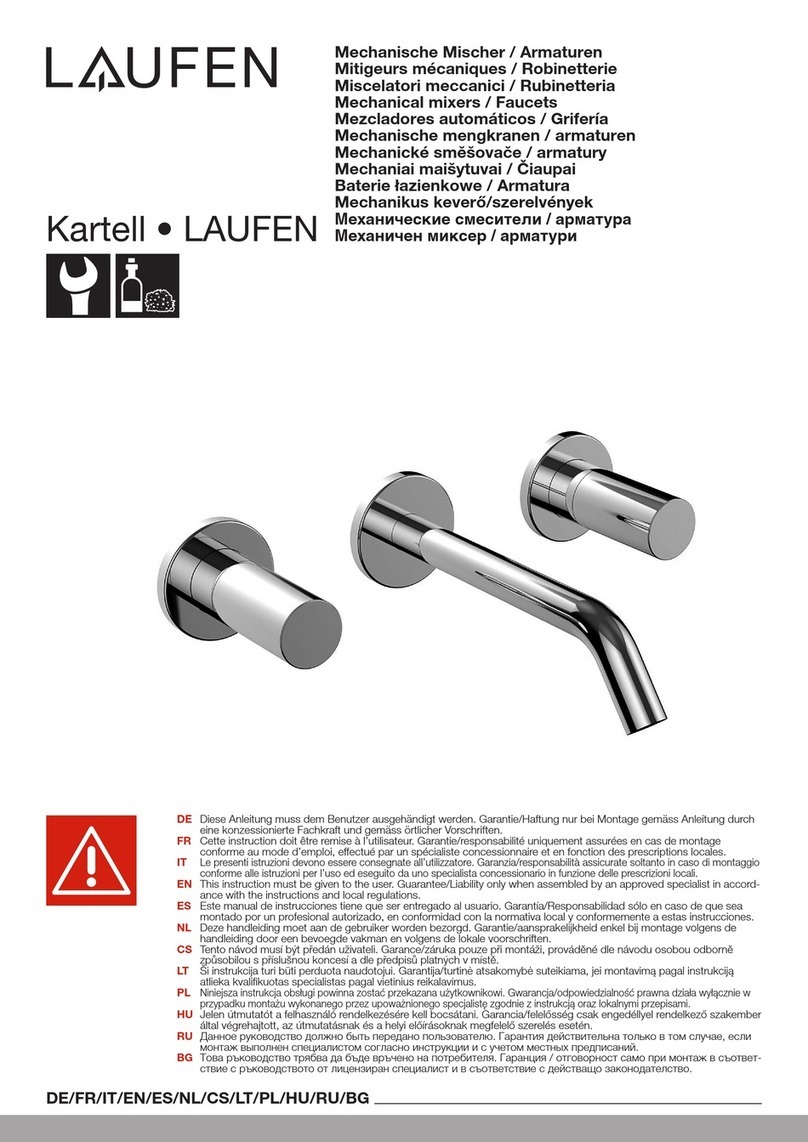 Laufen H3123360831201 manual
