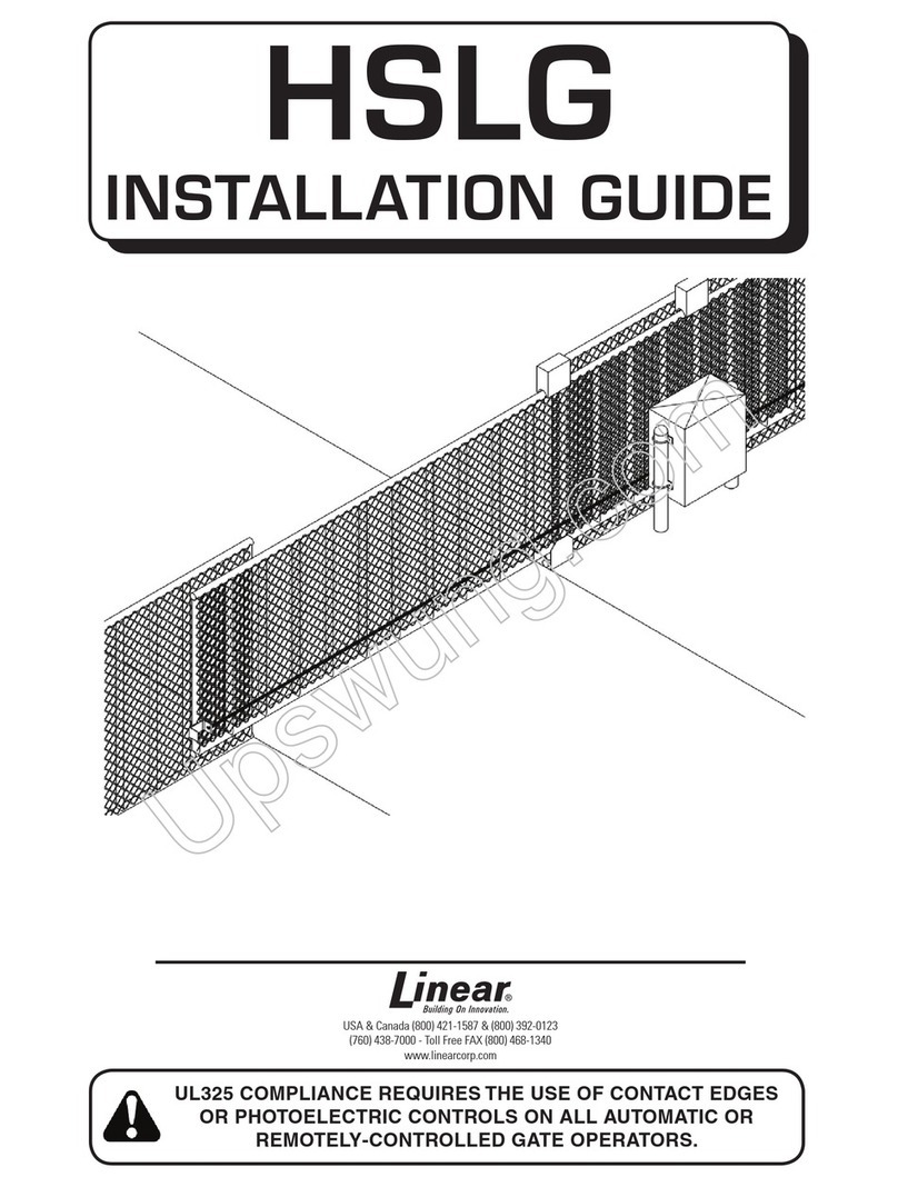 Linear HSLG-421 installation guide