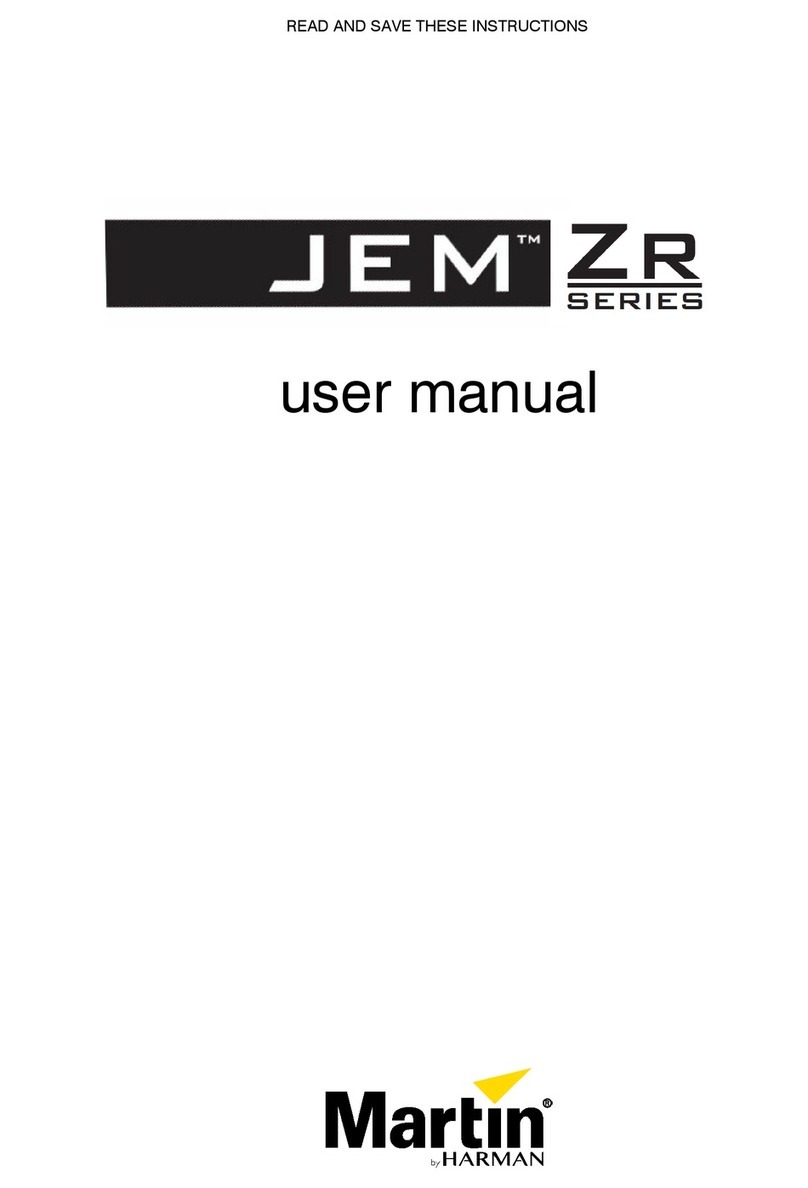 Harman Martin JEM ZR Series User manual