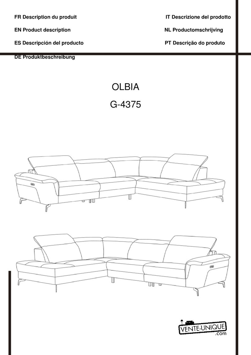 Vente Unique OLBIA G-4375 Product description Vente Unique OLBIA G-4375 Product description