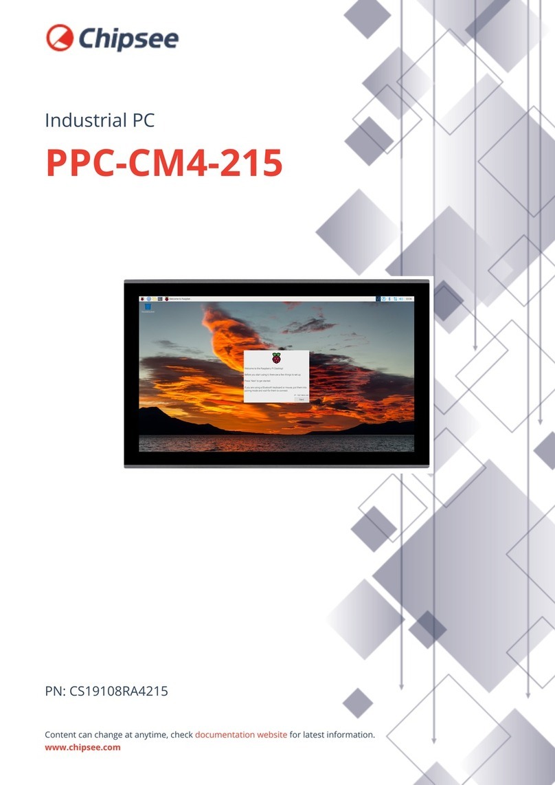 Chipsee PPC-CM4-215 User manual