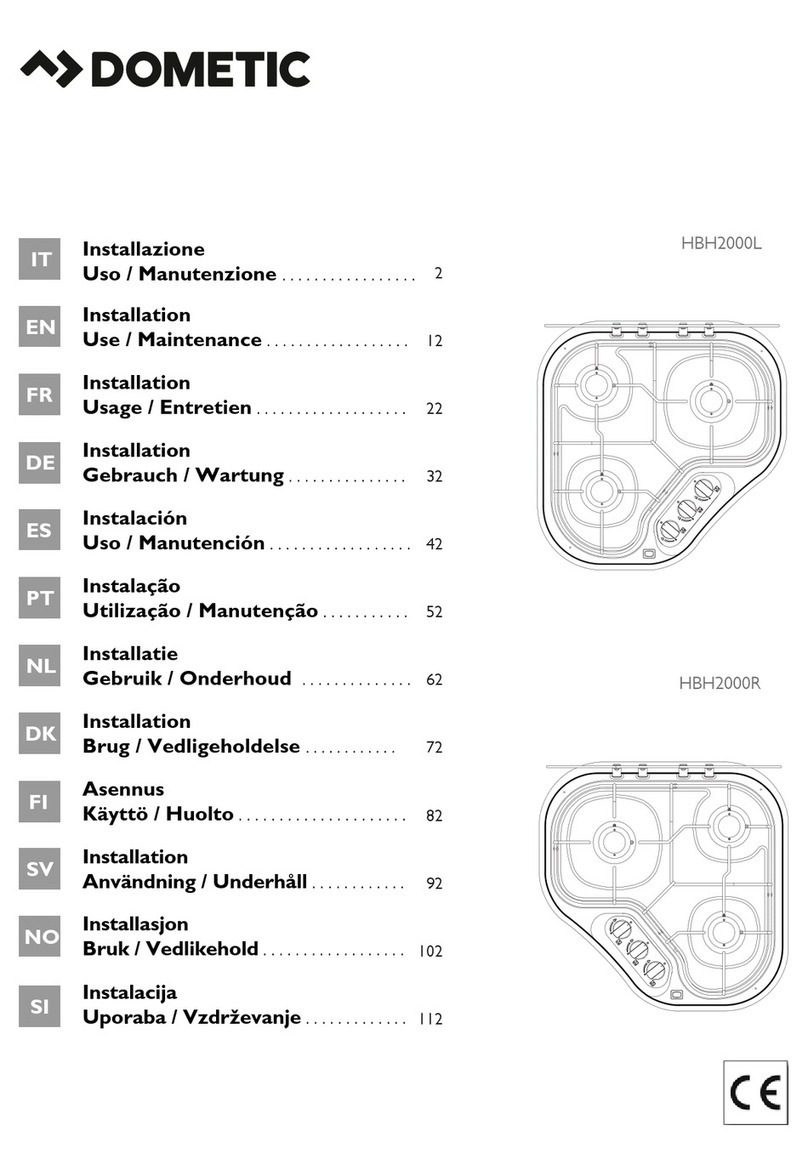 Dometic HBH2000L User manual