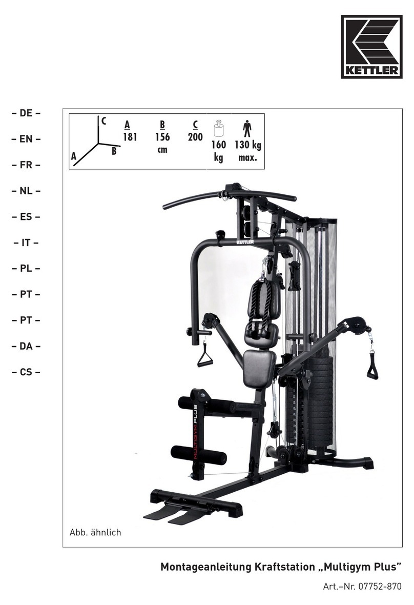 Kettler Multigym Plus manual