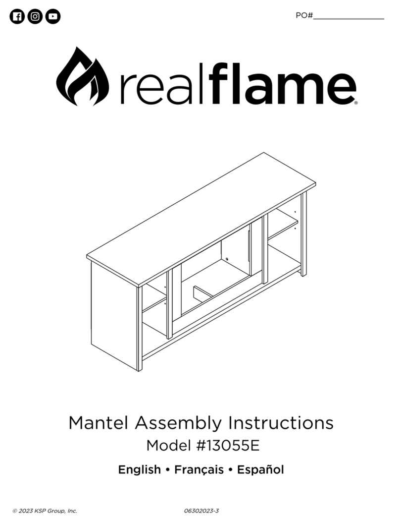 RealFlame 13055E User manual RealFlame 13055E User manual