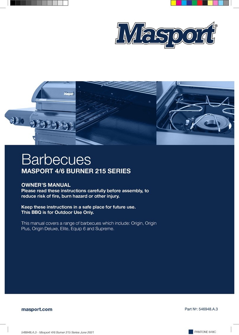 Masport 215 Series User manual