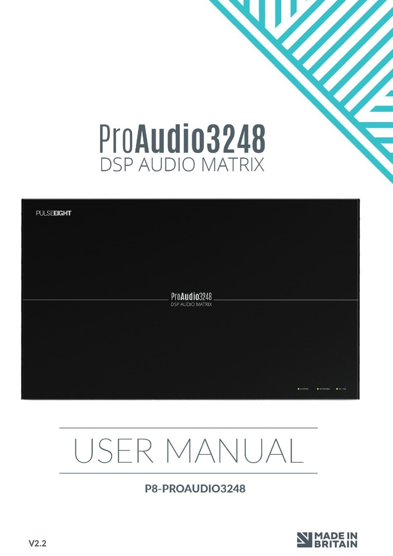 PULSEEIGHT ProAudio3248 user manual