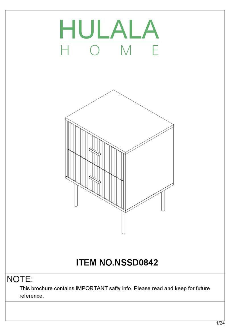 HULALA HOME NSSD0842 User manual