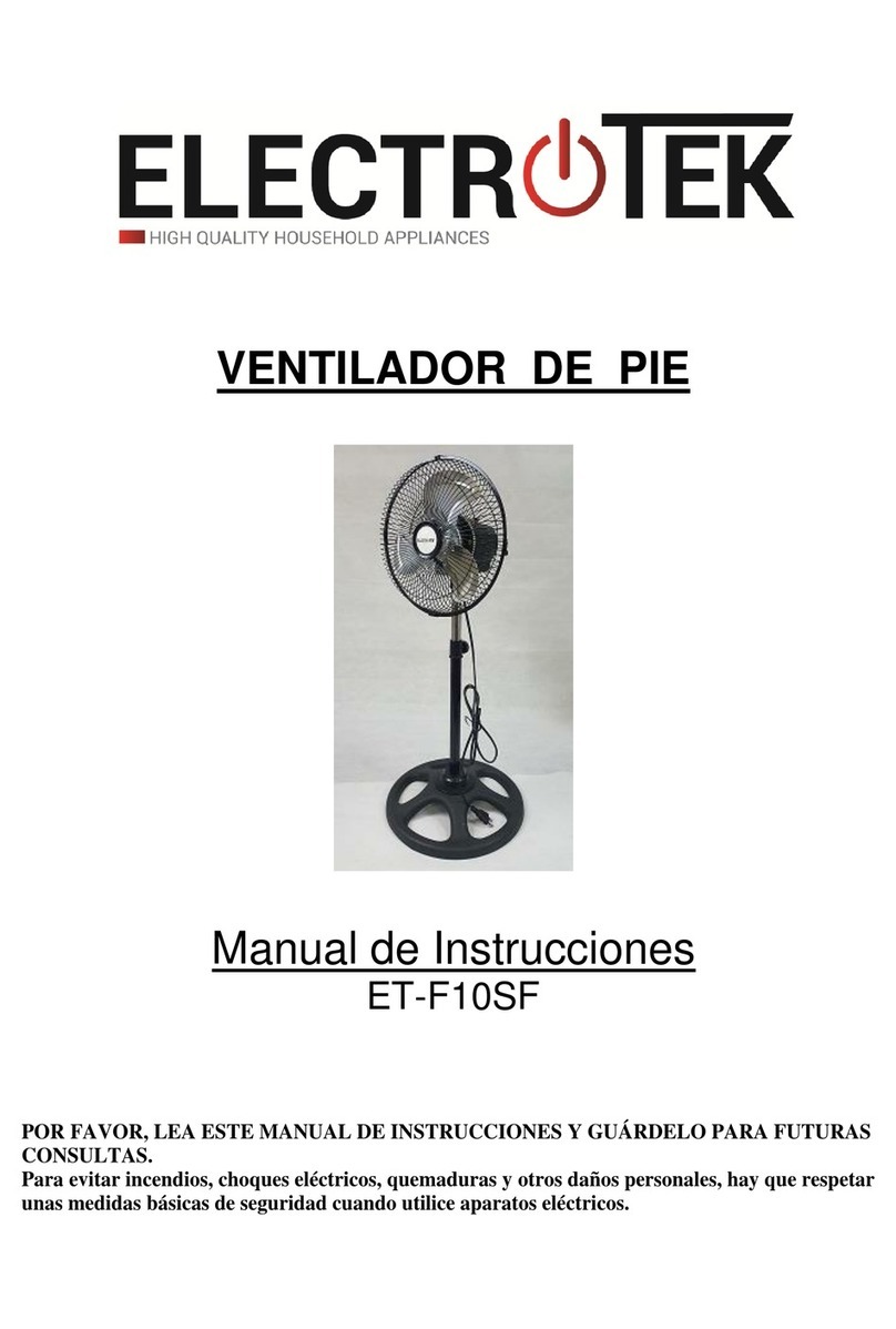 ELECTROTEK ET-F10SF instruction manual