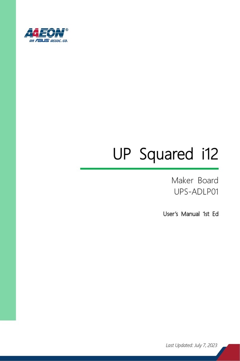 Asus Aaeon UP Squared i12 user manual
