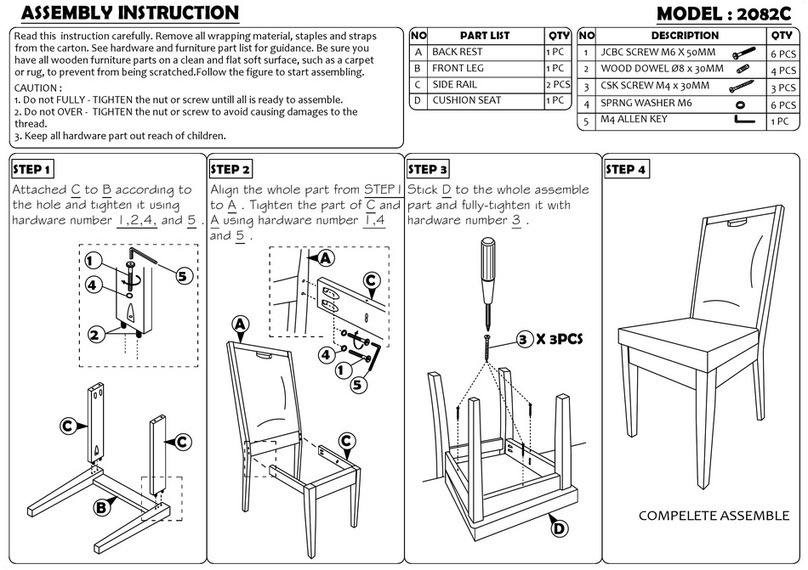 Baxton Studio Nia 2082C User manual