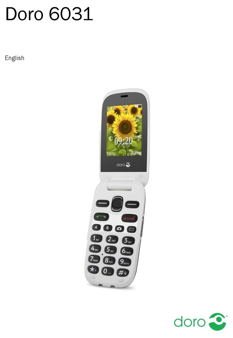 Doro 6031 User manual
