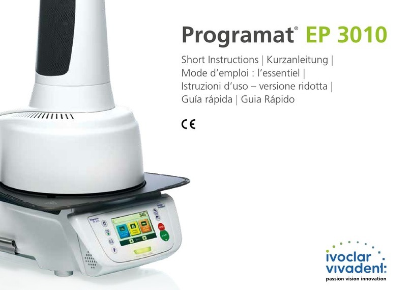 Ivoclar Vivadent Programat EP 3010 G2 Manual
