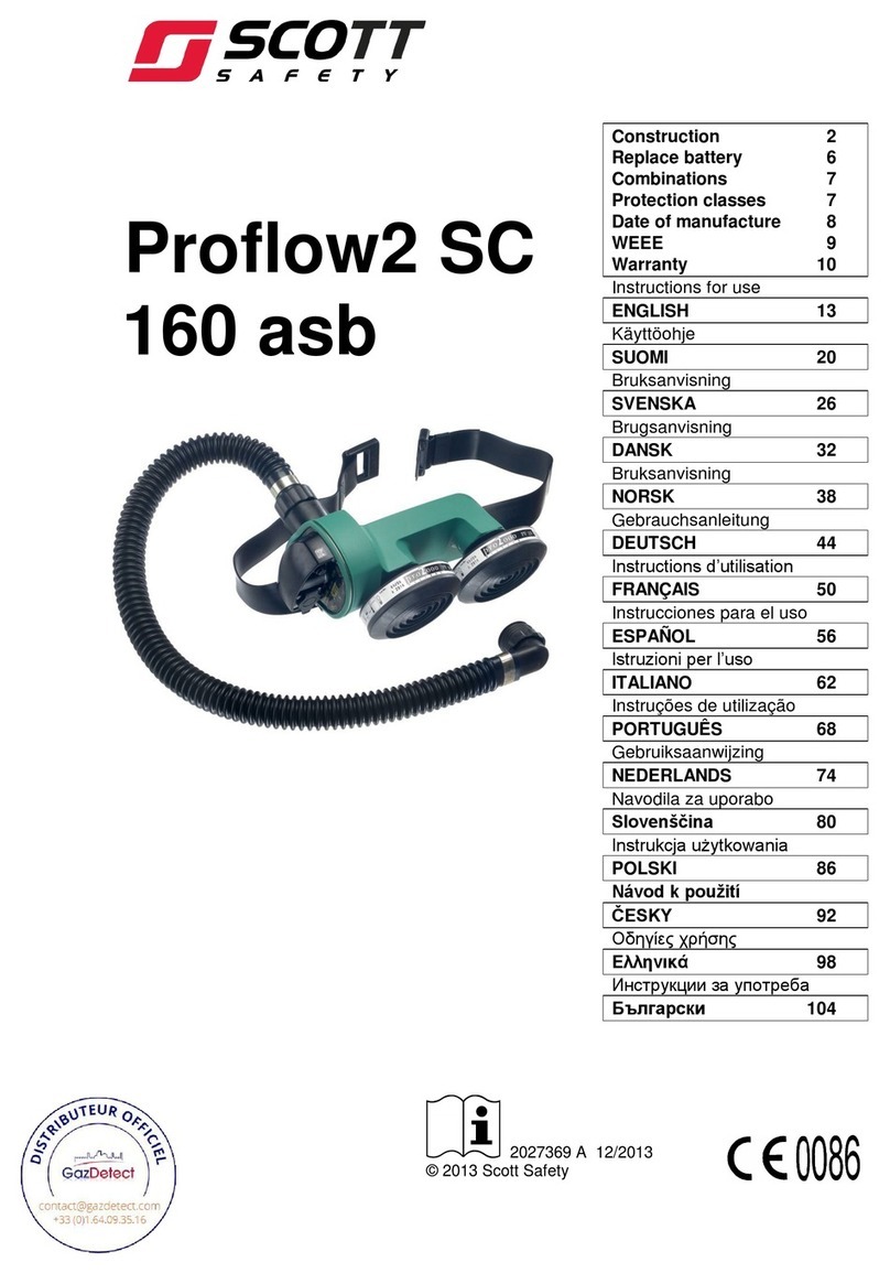 Scott Safety Proflow2 SC 120 Instructions for use