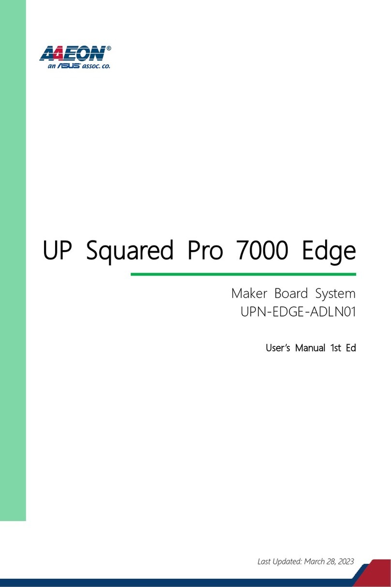 Asus Aaeon UP Squared Pro 7000 Edge User manual