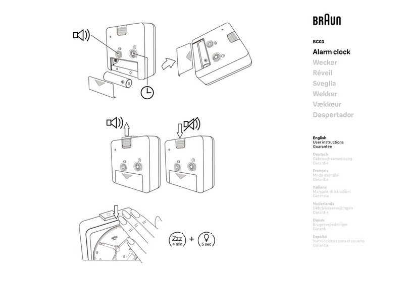 Braun BC03 Product information sheet