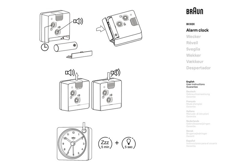 Braun BC02X Product information sheet