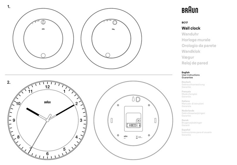 Braun BC17 Product information sheet
