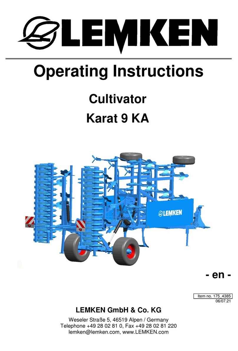 LEMKEN Karat 9 KA User manual