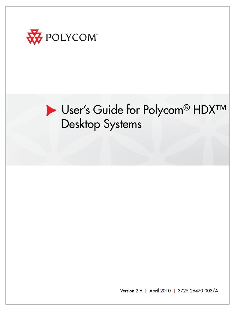 Polycom HDX 4000 User manual