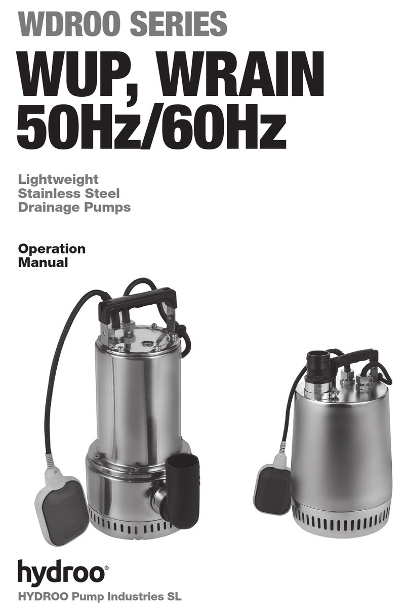 HYDROO WDROO Series Operation manual