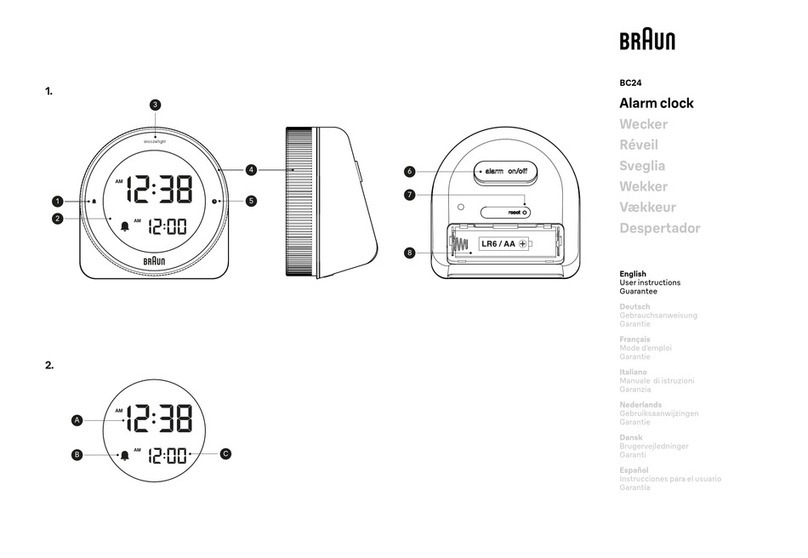 Braun BC24 Product information sheet