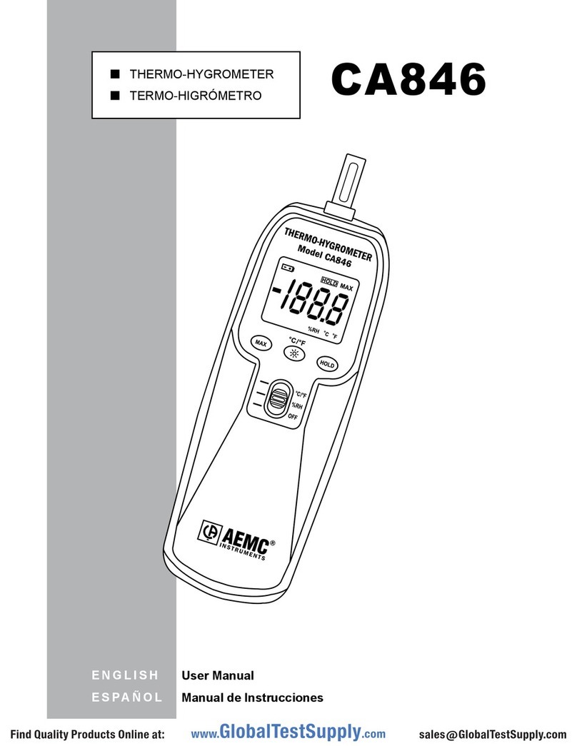 AEMC CA846 User manual