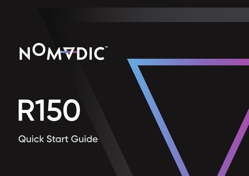 Nomadic R150 User manual