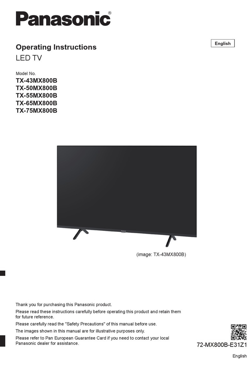 Panasonic TX-43MX800B operating instructions