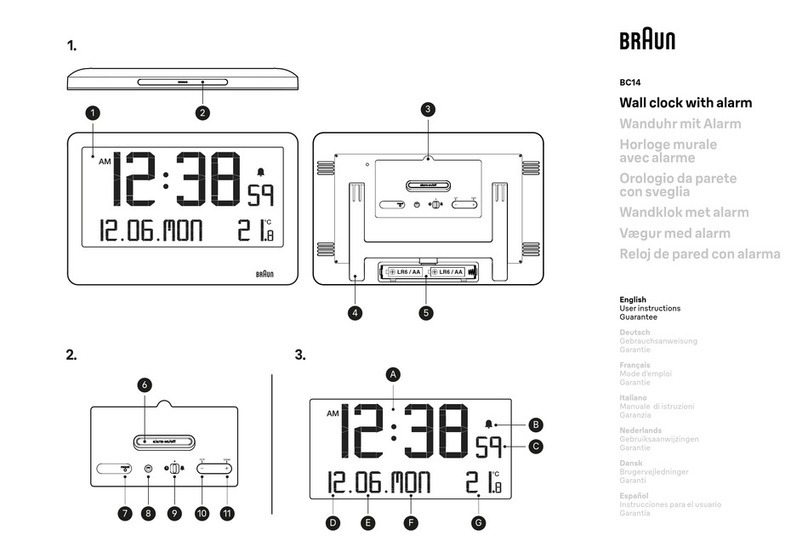 Braun BC14 Product information sheet