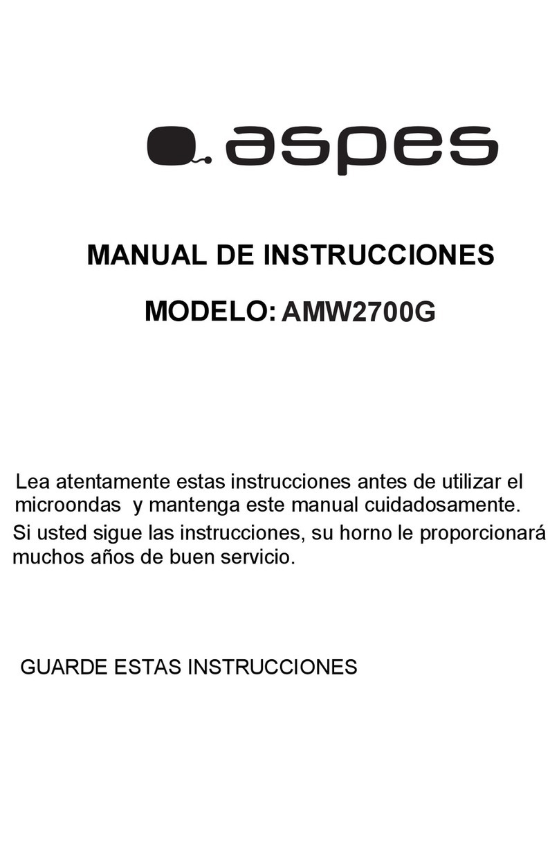 Aspes AMW2700G instruction manual