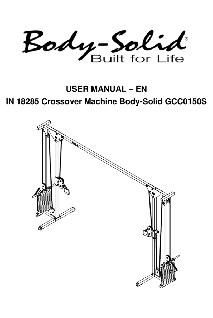 Body Solid GCC0150S User manual