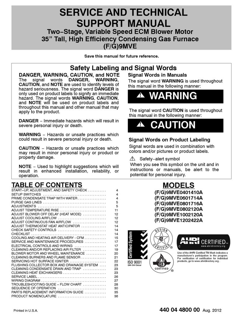 ICP F9MVE0401410A Service and technical support manual