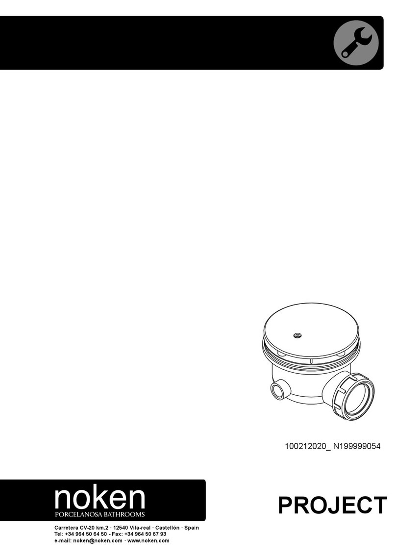 Porcelanosa Noken Project 100212020 N199999054 User manual