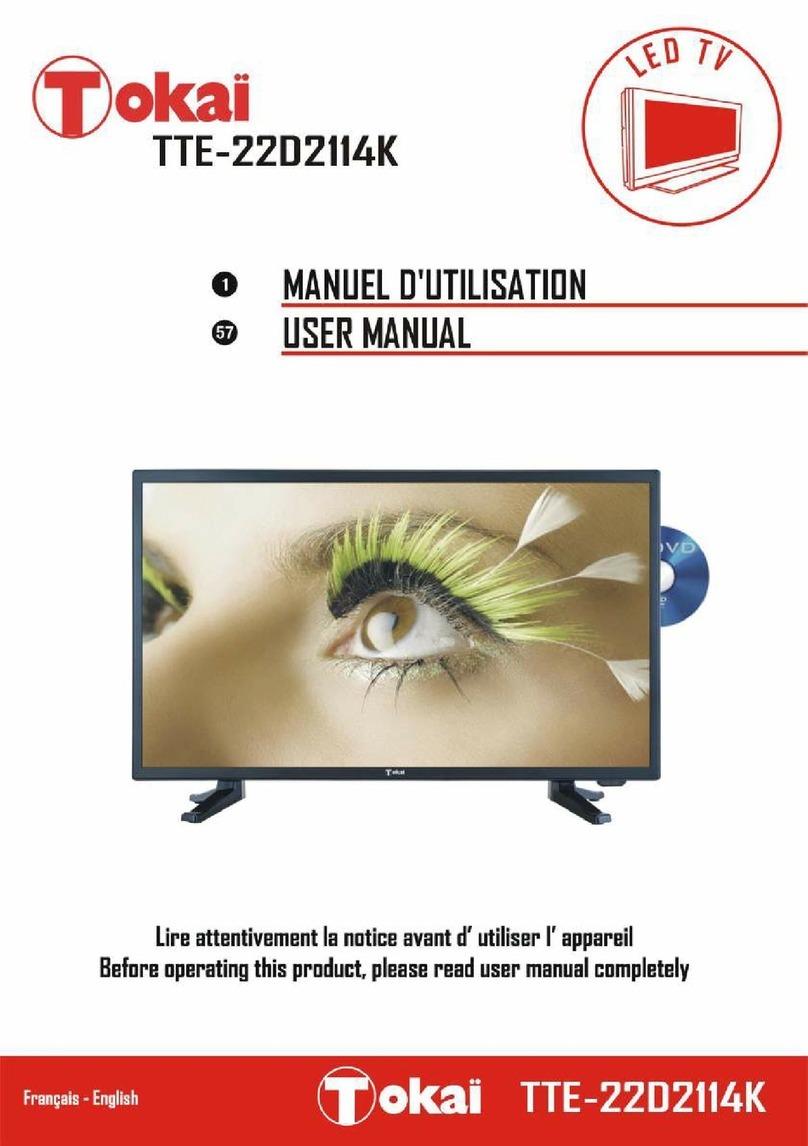 Tokai TTE-22D2114K User manual
