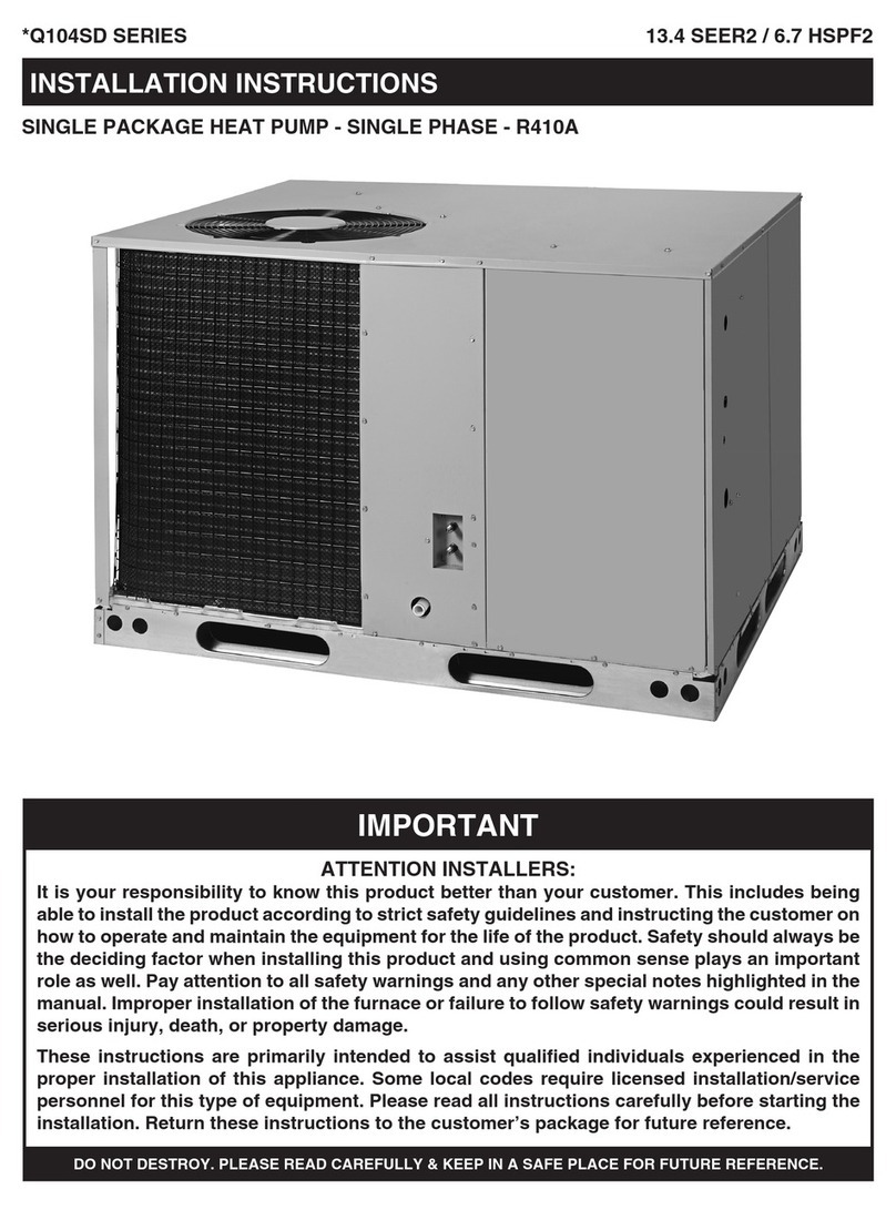 Nortek VQ104SD User manual