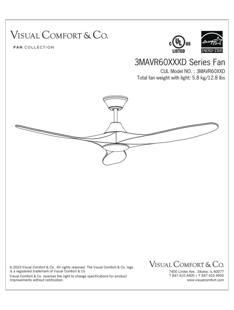 Visual Comfort & Co. 3MAVR60AGPD User manual